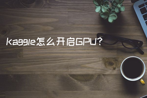 Kaggle怎么开启GPU？