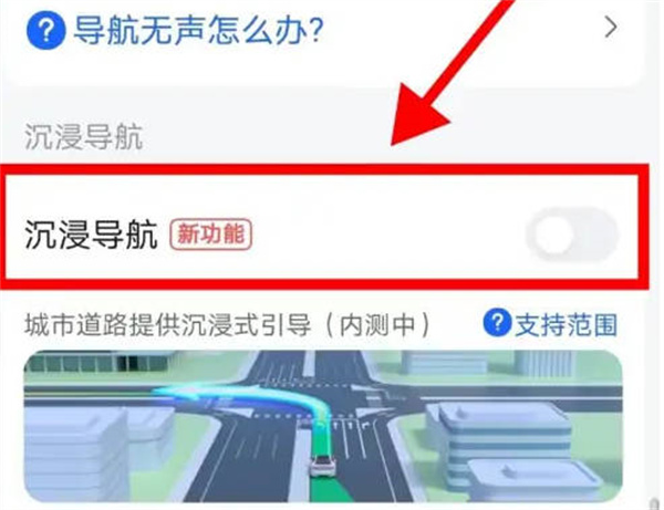 高德地图怎么开启沉浸导航 高德地图开启沉浸导航的方法